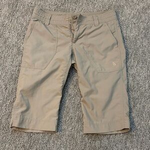 The North Face Beige Cropped Outdoor Pants